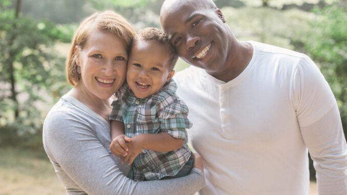 Glückliche Familie